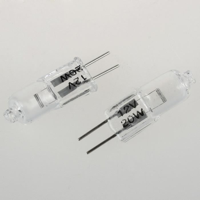 bombillas halógenas transparentes G4 de 20 W y 12 V