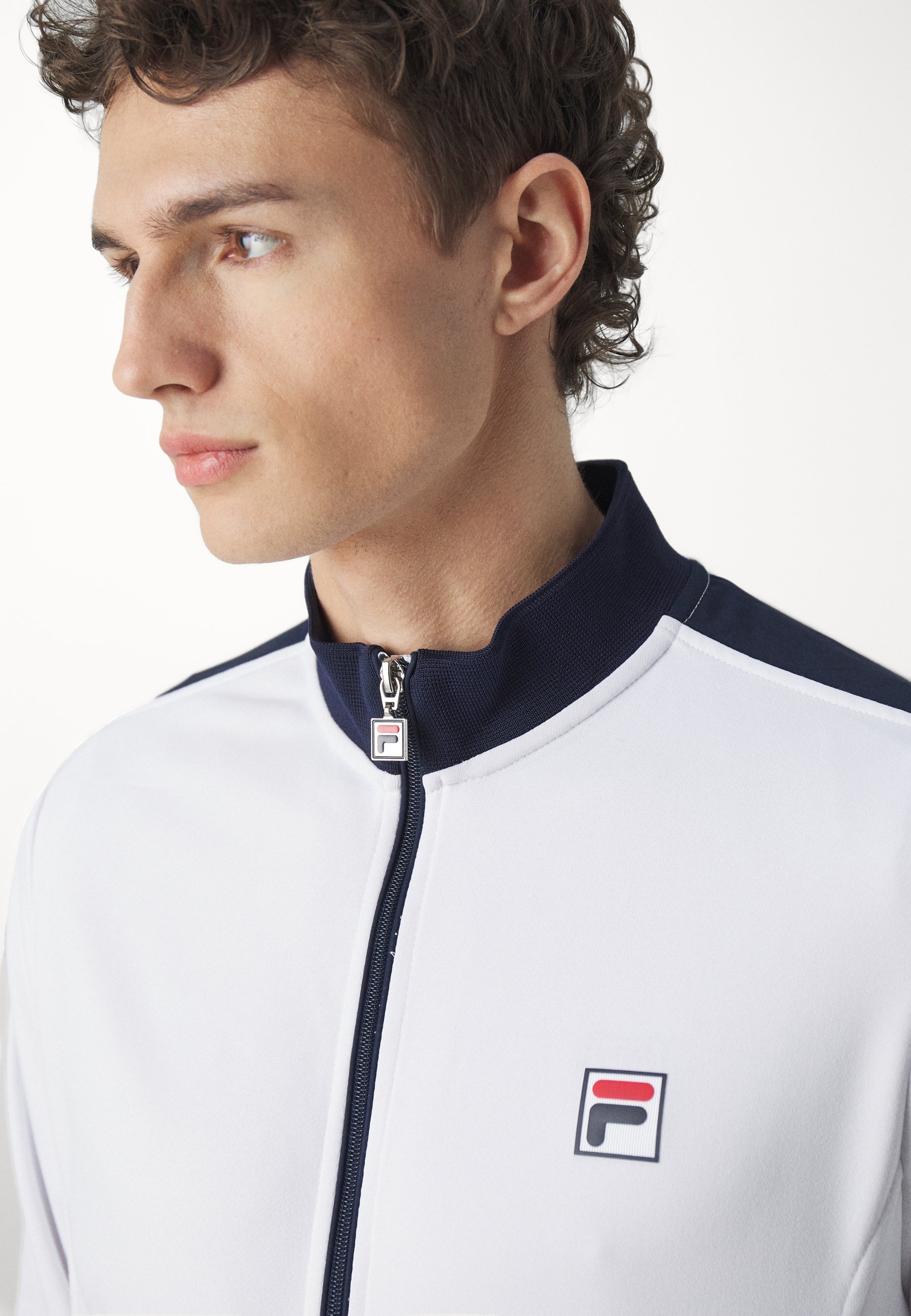 FILA JACKET MANUEL - Tréninková bunda - white/navy