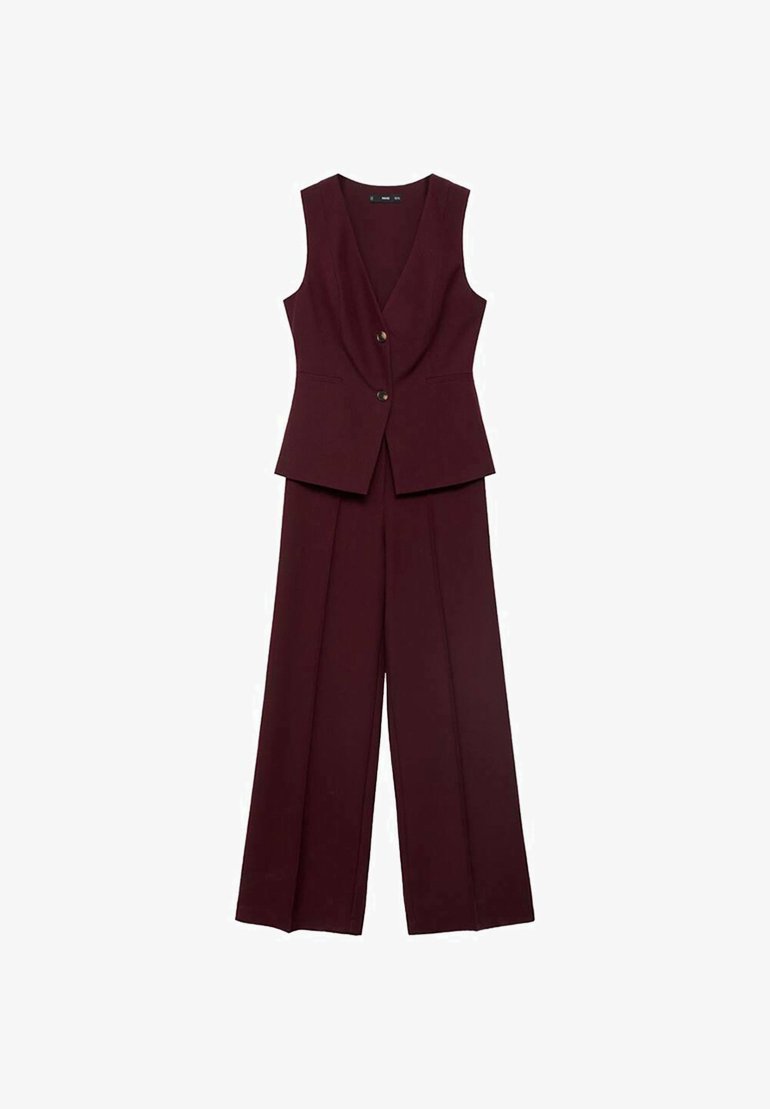 Mango LONG -STYLE - Jumpsuit - bordeaux