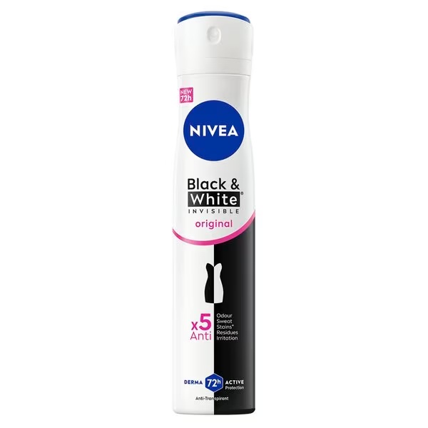 NIVEA Black & White Invisible Original антиперспирант спреј<br>200ml