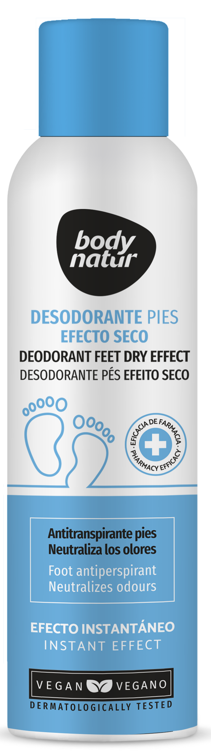 Deodorant na nohy so suchým efektom Deodoranty v spreji