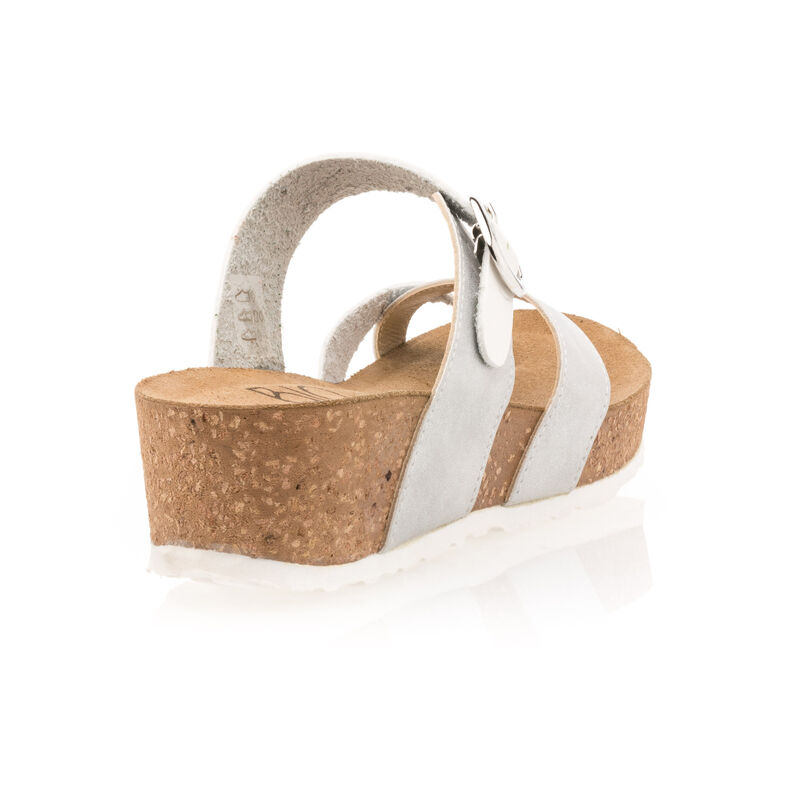 Sandalias blancas para mujer / Zapatos de punta abierta
