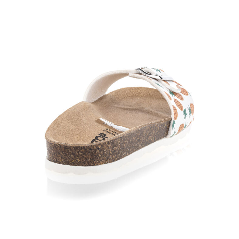 Hvite sandaler / sko med åpen tå for jenter