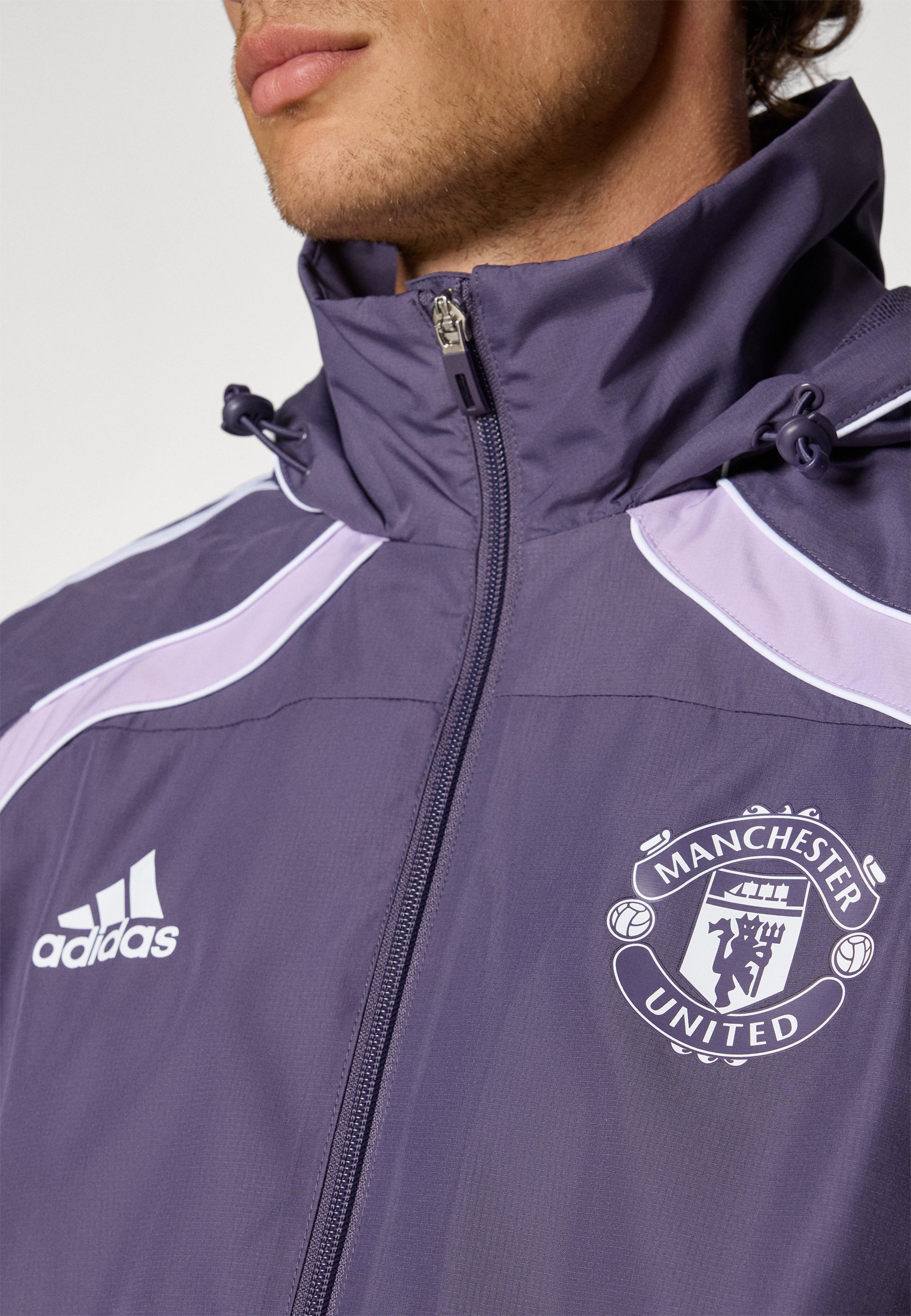 adidas Performance MANCHESTER UNITED UBP WINDBREAKER - Clubkleding - trace purple