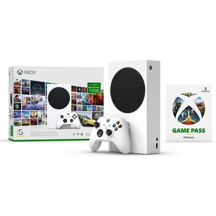 Xbox Series S-console - Starterpakket - 512 GB - Inclusief 3 maanden Game Pass Ultimate