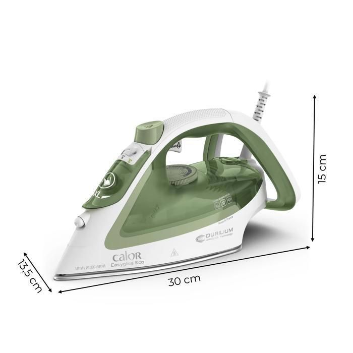 Calor Easygliss Eco Energy fer à repasser vapeur, 2800 W, Pressing 260 g/min, Jusqu'à 30 % d'économies d'énergie, FV5781C0