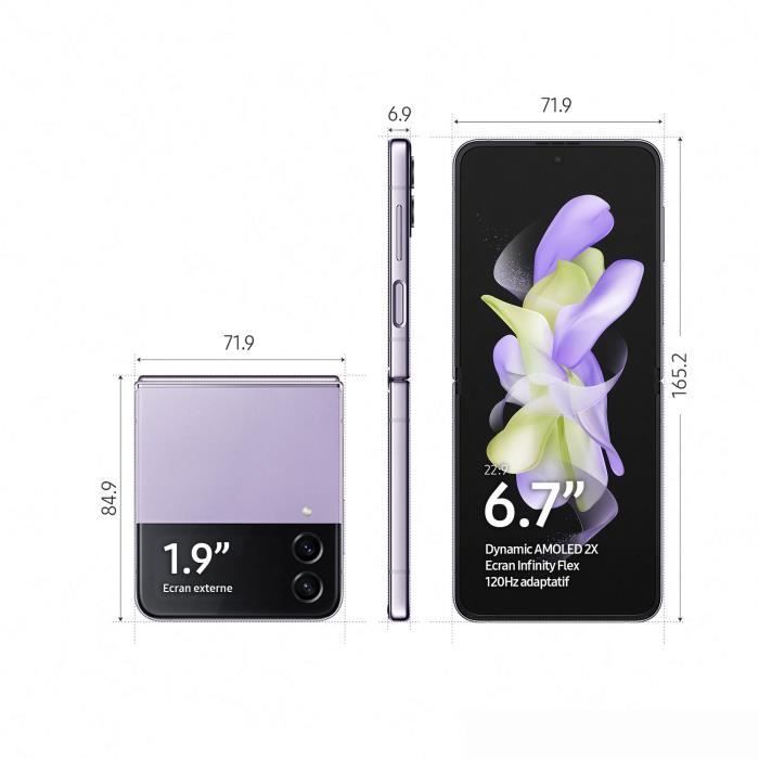 SAMSUNG Galaxy Z Flip4 256GB 5G Lavender