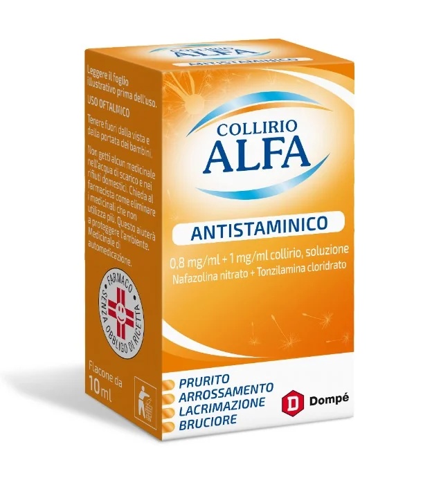 COLLYRE ALFA Antihistaminique Collyre Alfa 10 ml Chlorhydrate de tonsylamine