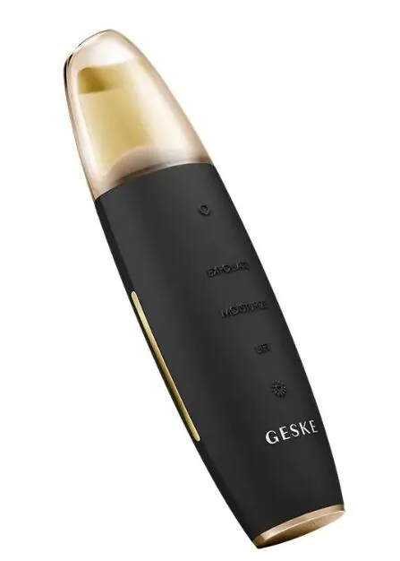 Geske MicroCurrent Skin Scrubber & Blackhead Remover 9in1 Peeling kawitacyjny Gray