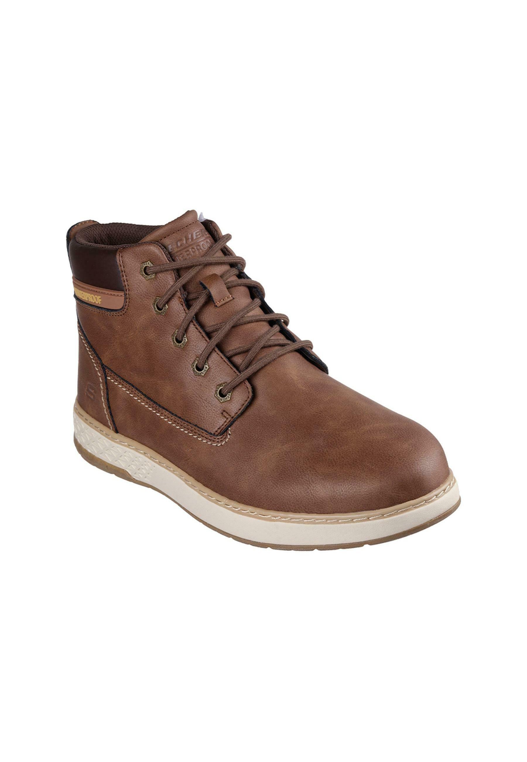 Skechers Enkellaarsjes met veters - marrón oscuro