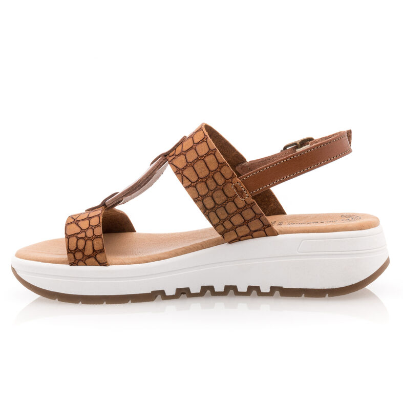 Brune sandaler / sko med åben tå til kvinder