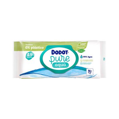 Dodot vauvan pyyhkeet Aqua Pure 0% muovia 48 kpl 48 kpl