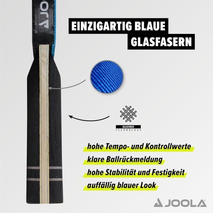 JOOLA Infinity GL - Pro 7-laags tafeltennisracket (5 hout + 2 vezels), ITTF, Micron coating