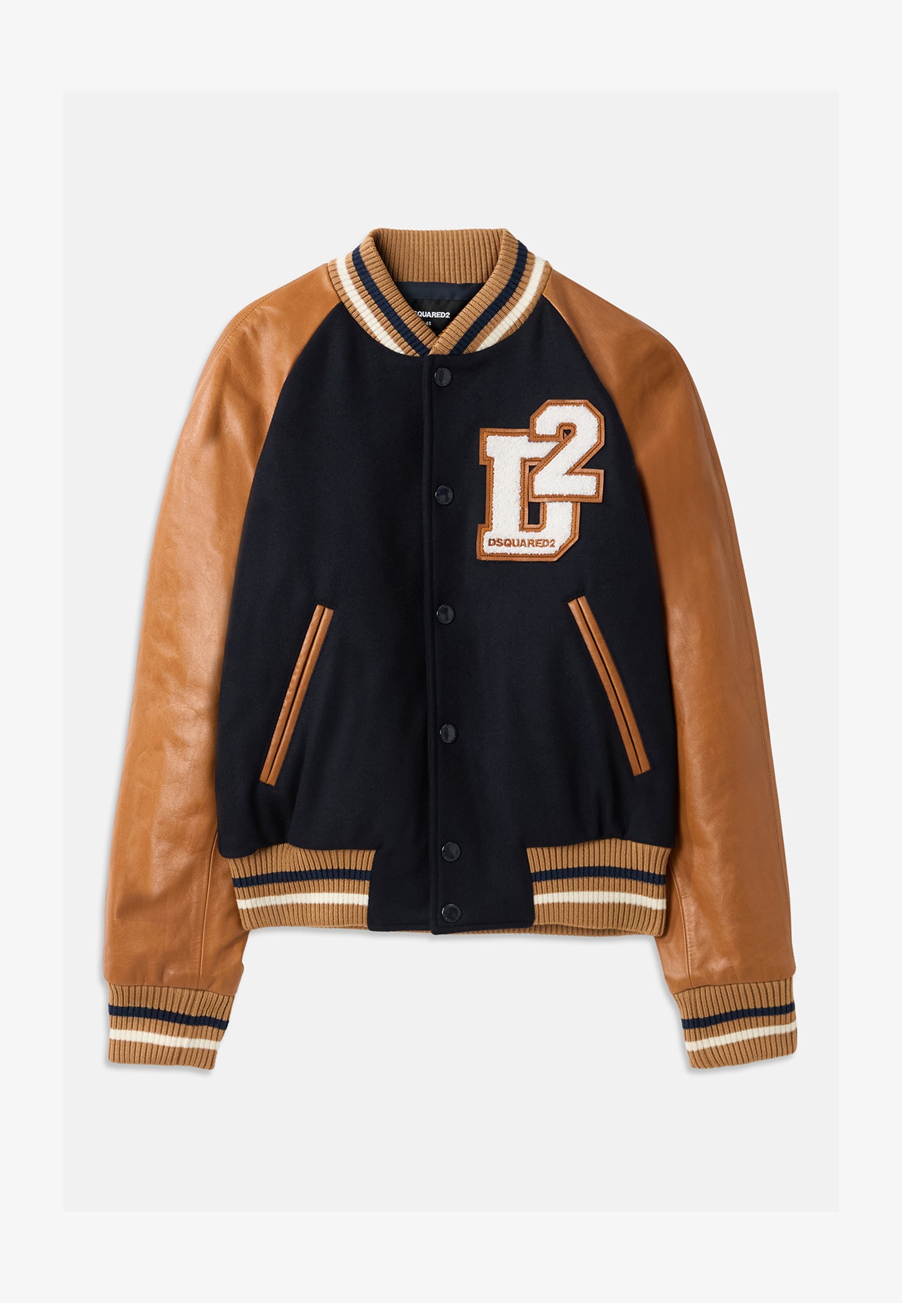 Dsquared2 VARSITY - Blouson aviateur - bleu foncé