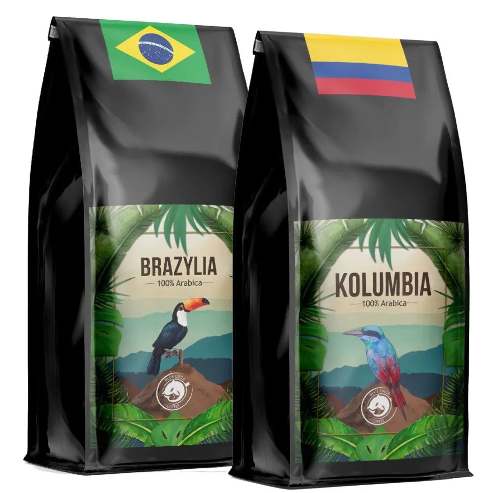 Blue Orca Coffee Zestaw (Brazil + Kolumbia Medelin)