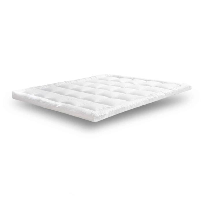 Surmatelas - Sampur - Cosy 90x190 - Microfibre Hypoallergénique - Épaisseur 5 cm - Extra Moelleux