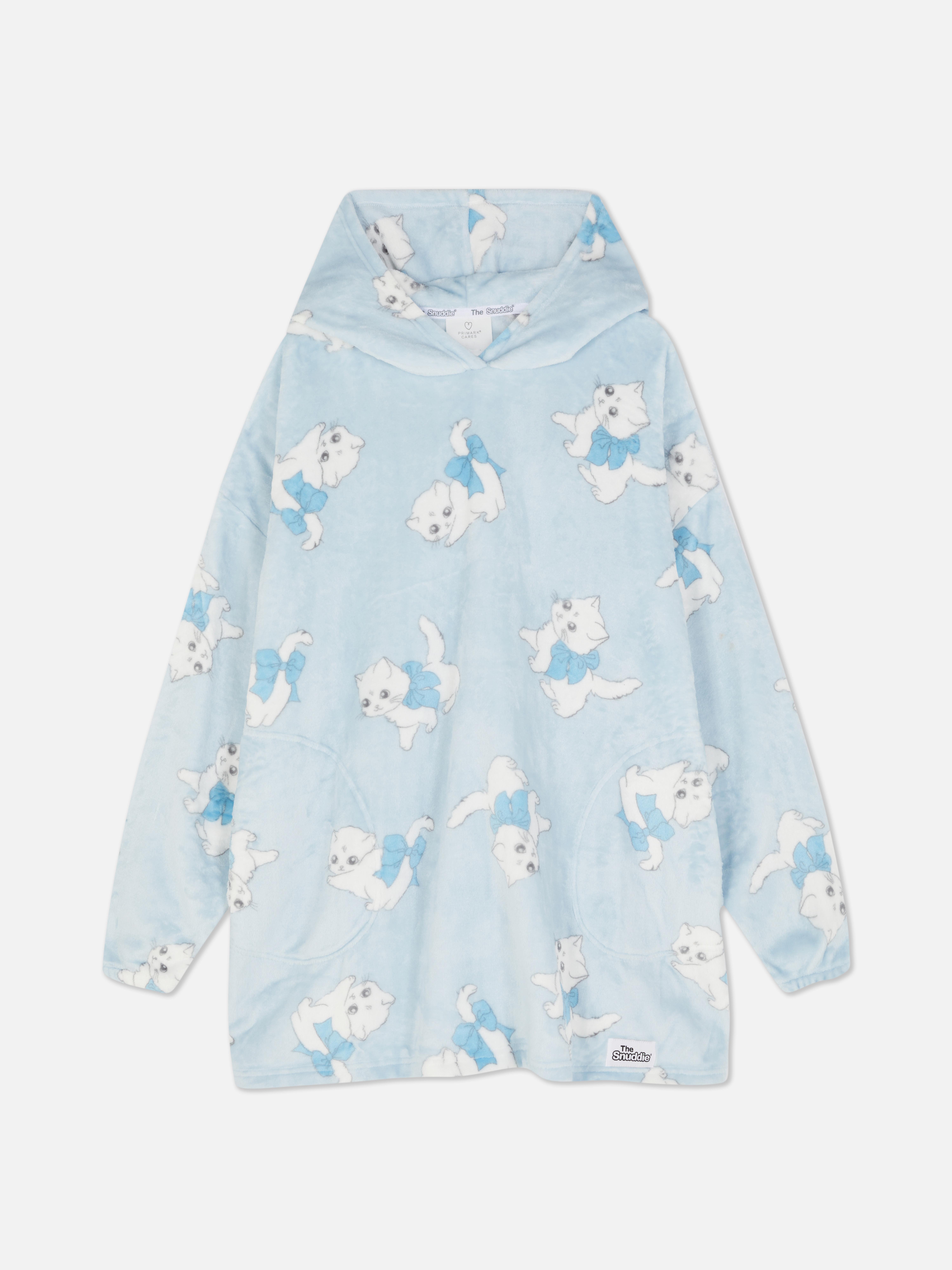 Hanorac din fleece pentru femei. Un hanorac lung din fleece cu glugă confortabilă.
