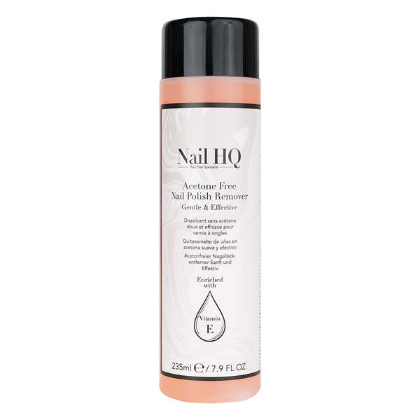 Odlakovač na nehty Nail HQ bez acetonu - 235 ml