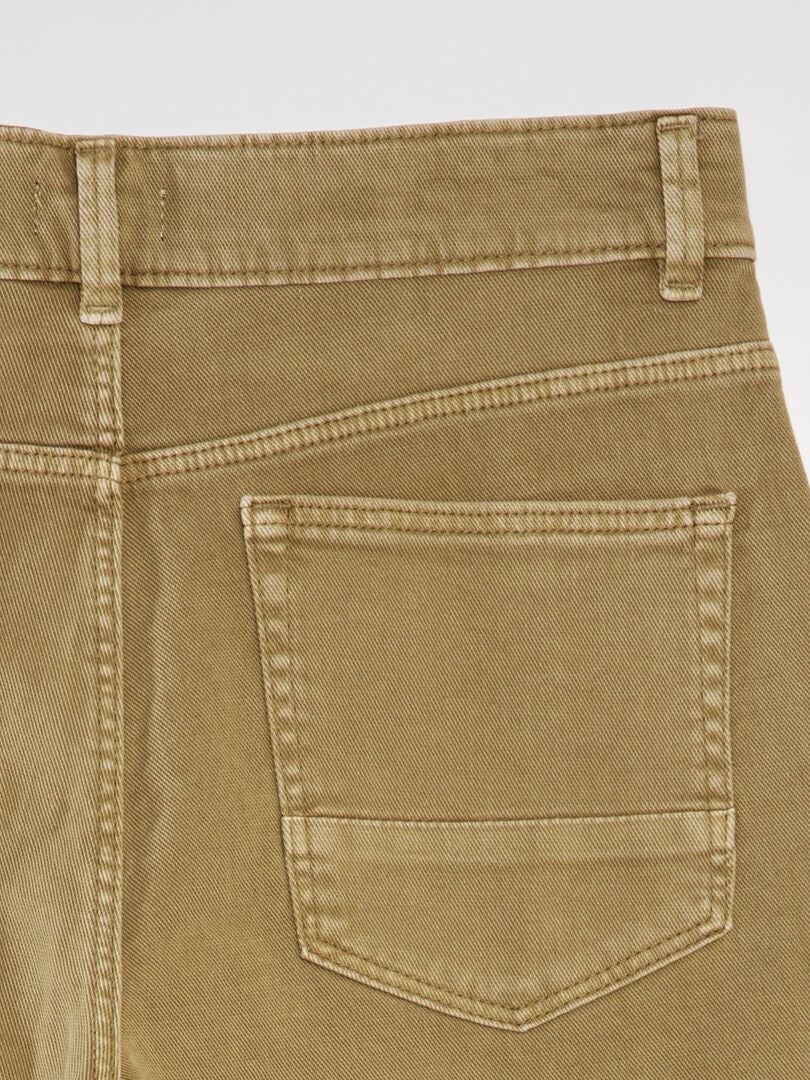 Calça jeans reta - VERDE