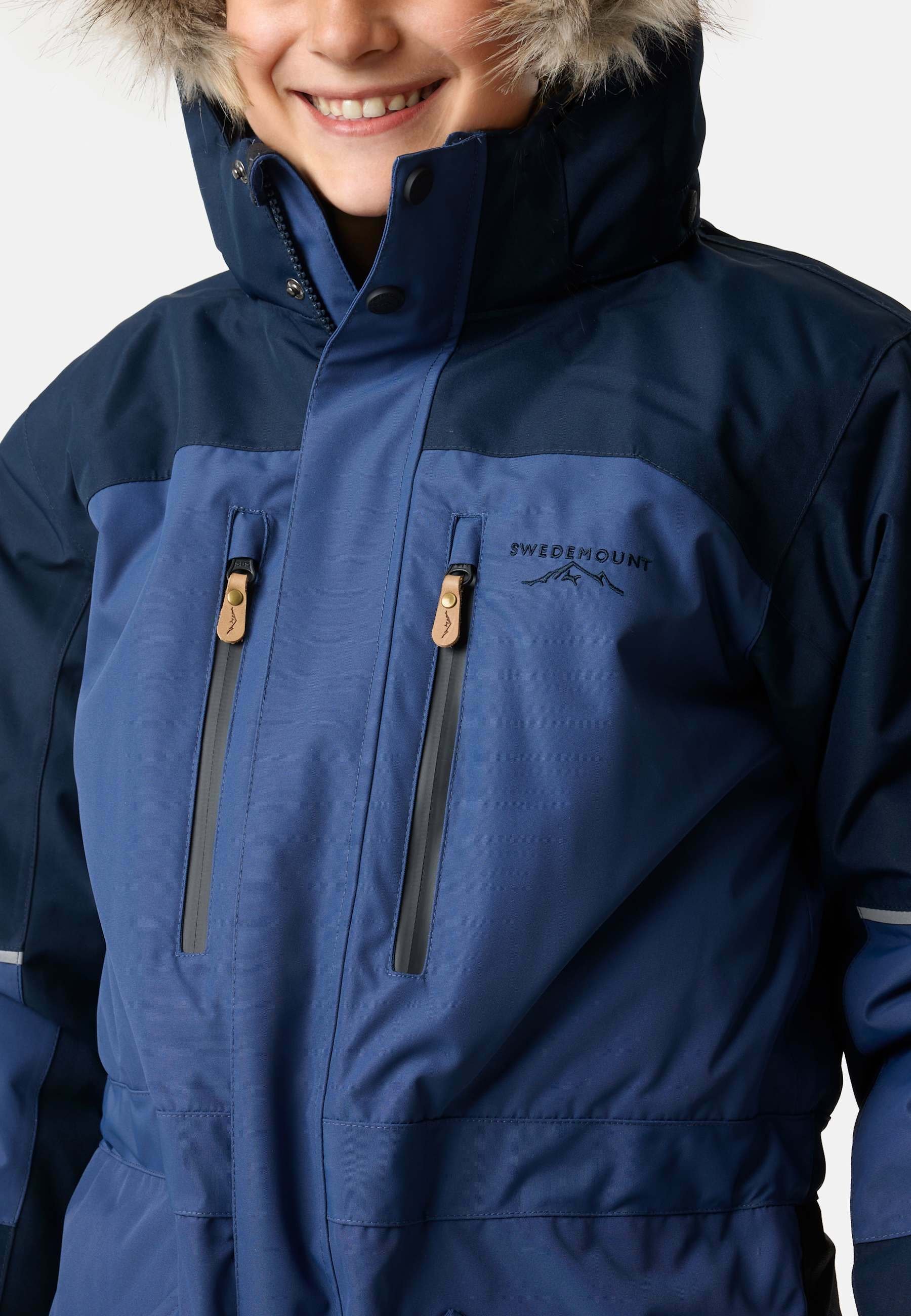 Combinaison d'hiver Swedemount HAFJELL JR - Combinaison de ski - bleu marine acier