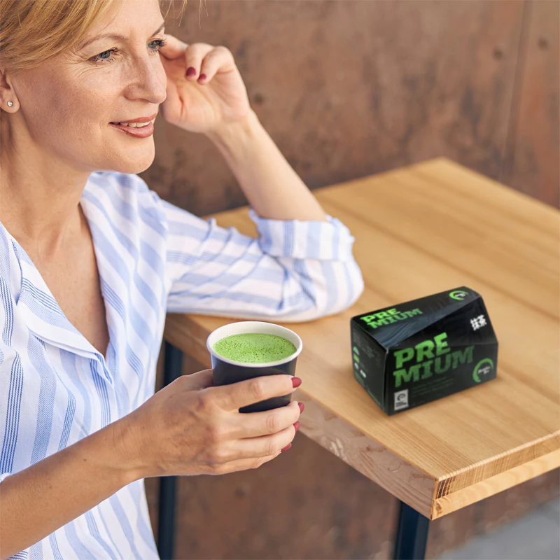Premium biologische matcha-theepoeder