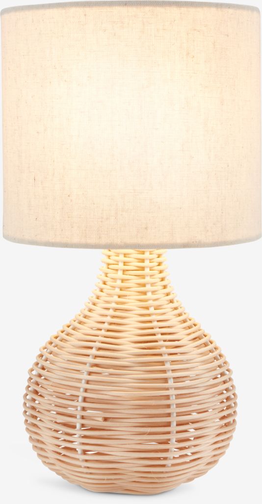 HELMER Namizna svetilka HELMER Ø17xV32cm naravna