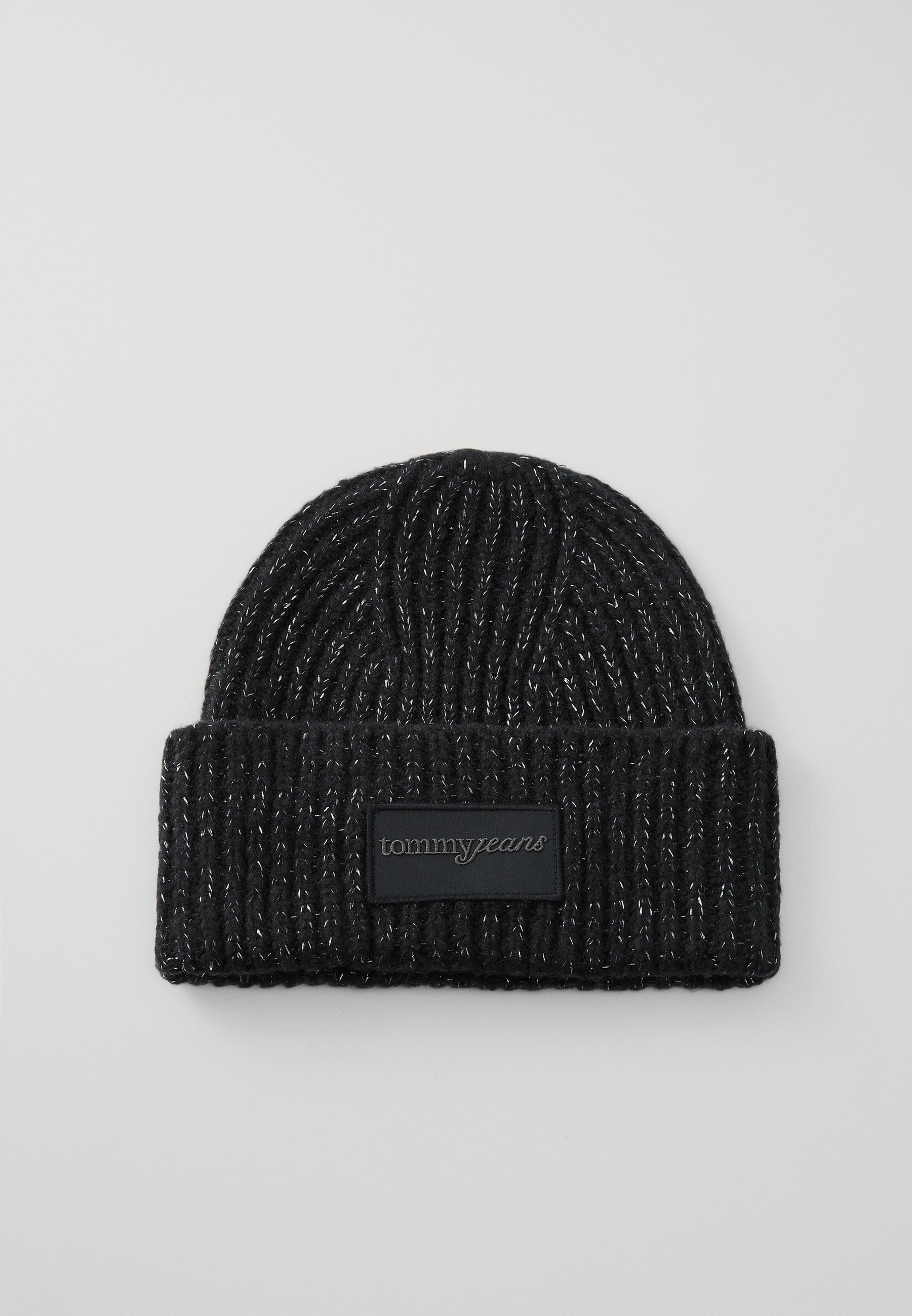 Gorro Tommy Jeans SCRIPT GLITTER - Gorro - preto