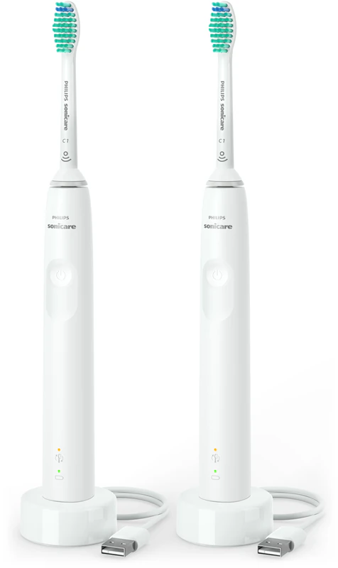 Escova de dentes elétrica sônica Philips Sonicare 3100 1+1 HX3675/13