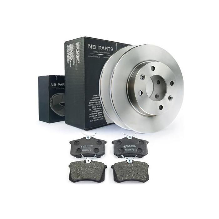Disques de Frein Plaquettes Arrière 247mm pour Citroen Berlingo C2 C3 C4 Peugeot