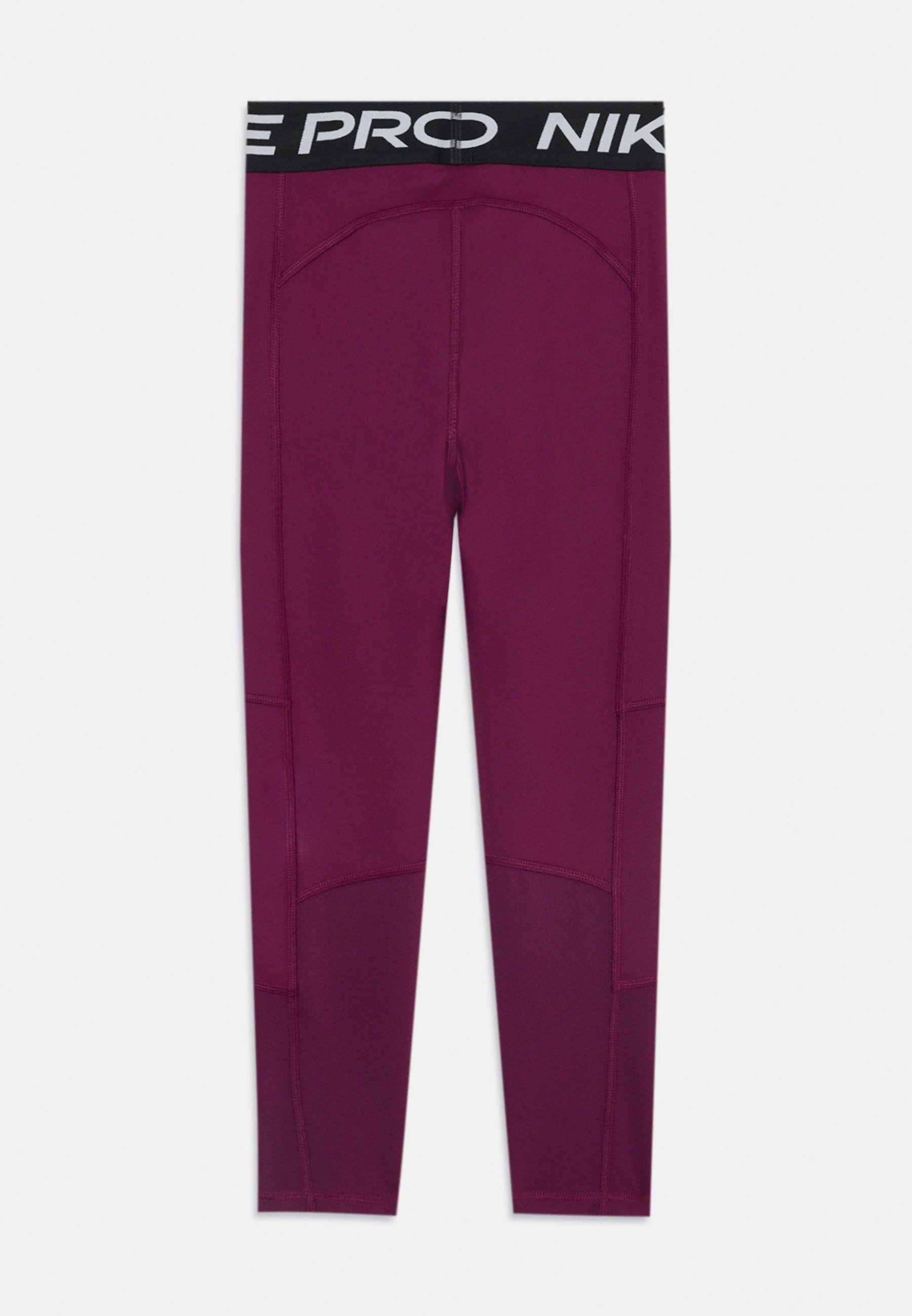 Nike Performance UNISEX - Leggings - Broek - bordeaux/zwart/wit