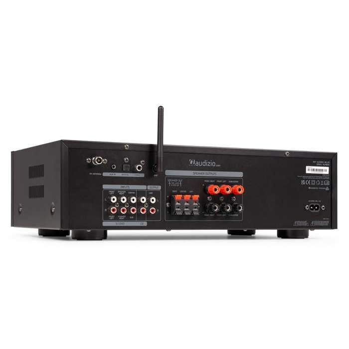 Audizio AV560EQ - 5.1 390W Home Cinema Amplifier with Bluetooth, USB, FM & Karaoke | Black