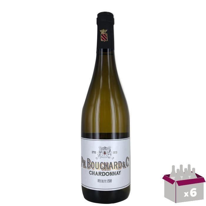 Philippe Bouchard Chardonnay - Vino blanco del Pays d'Oc x6