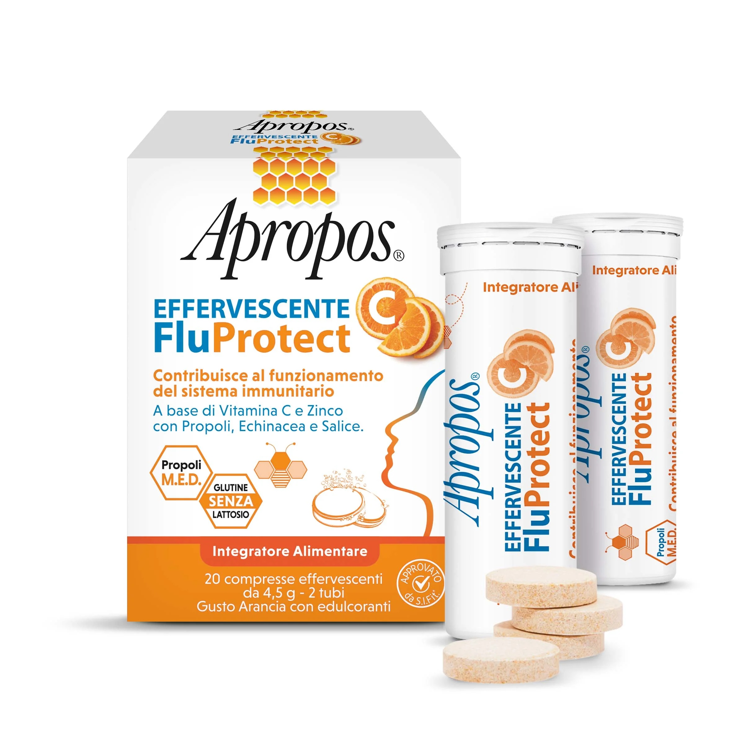 APROPOS Fluprotect 20 bruistabletten Voedingssupplement voor het immuunsysteem