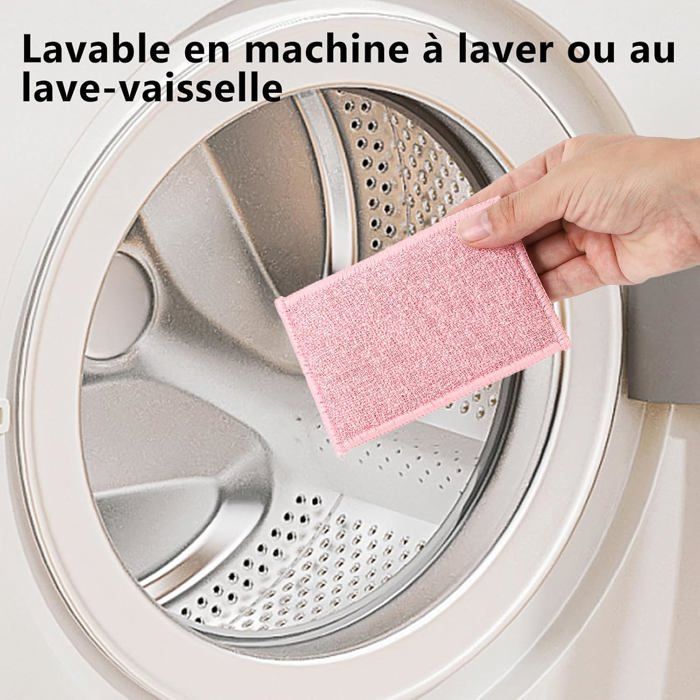 Spugne lavabili - WOODOURS - Microfibra ultra assorbente - Zero sprechi - Resistenti ai graffi