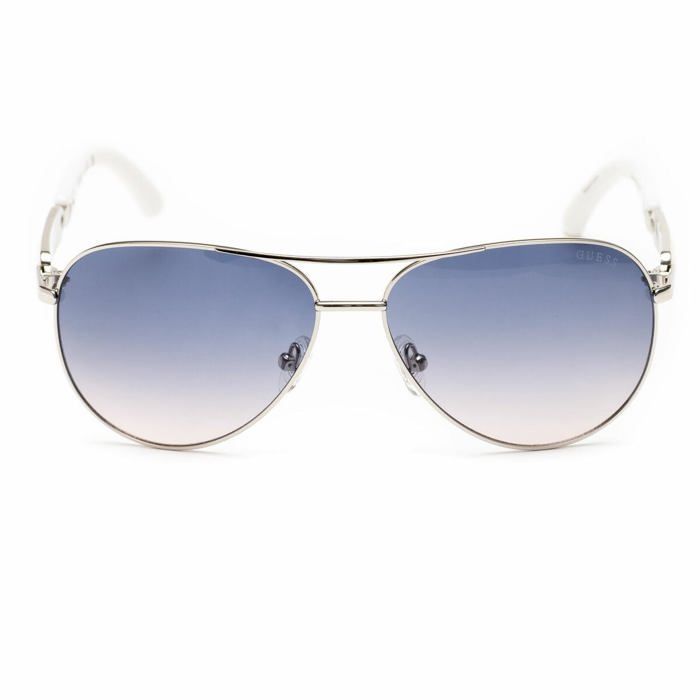 Gafas de sol para mujer - GUESS - GU7295-6010W - Ø 60 mm - Carbono - Redondas - Deportivas y modernas - Sintéticas - Puente de 17 mm