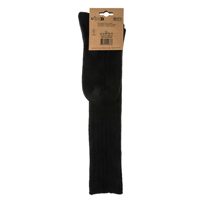 Calcetines y medias negras para mujer