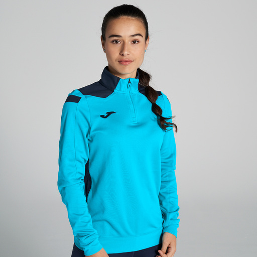 Joma Championship VI Sweatshirt, Turquoise Fluorescent Navy