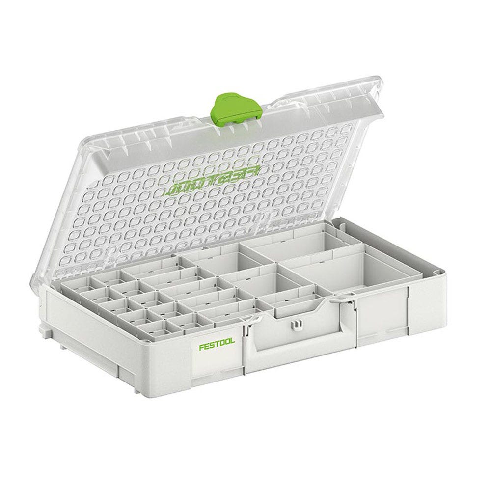 Organizador FESTOOL Systainer 3 de 89 mm x 508 mm com 20 compartimentos - Grande 204856