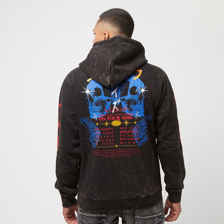 Sudadera con capucha de felpa francesa con estampado de la gira