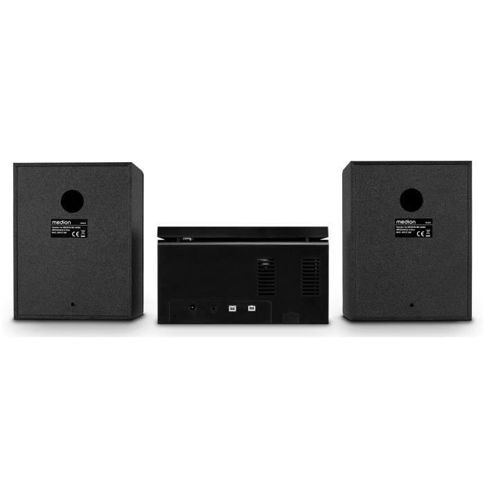 Minisistema HiFi - MEDION - DAB/PLL UKW - Reproductor de CD - Bluetooth 5.3 - 2x15W RMS