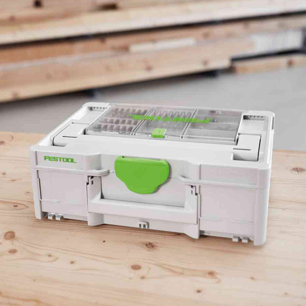 FESTOOL Systainer3 SYS 1.5 közepes 137 mm x 396 mm fedéllel 577346