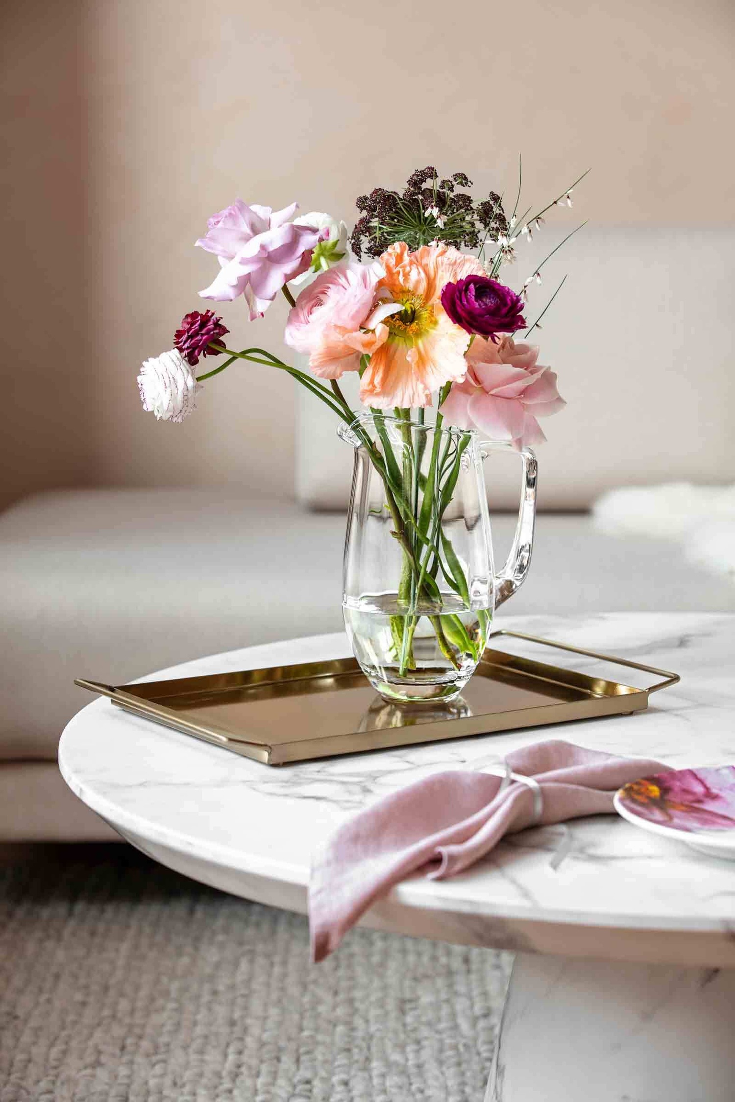 Carafe Villeroy & Boch Rose Garden - 1 pièce
