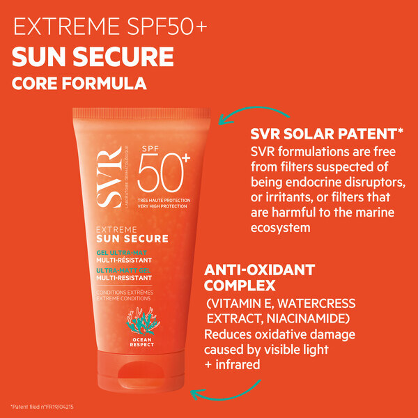 SVR SUN SECURE SPF50+ Extreme - Crema solare in gel opacizzante 50 ml