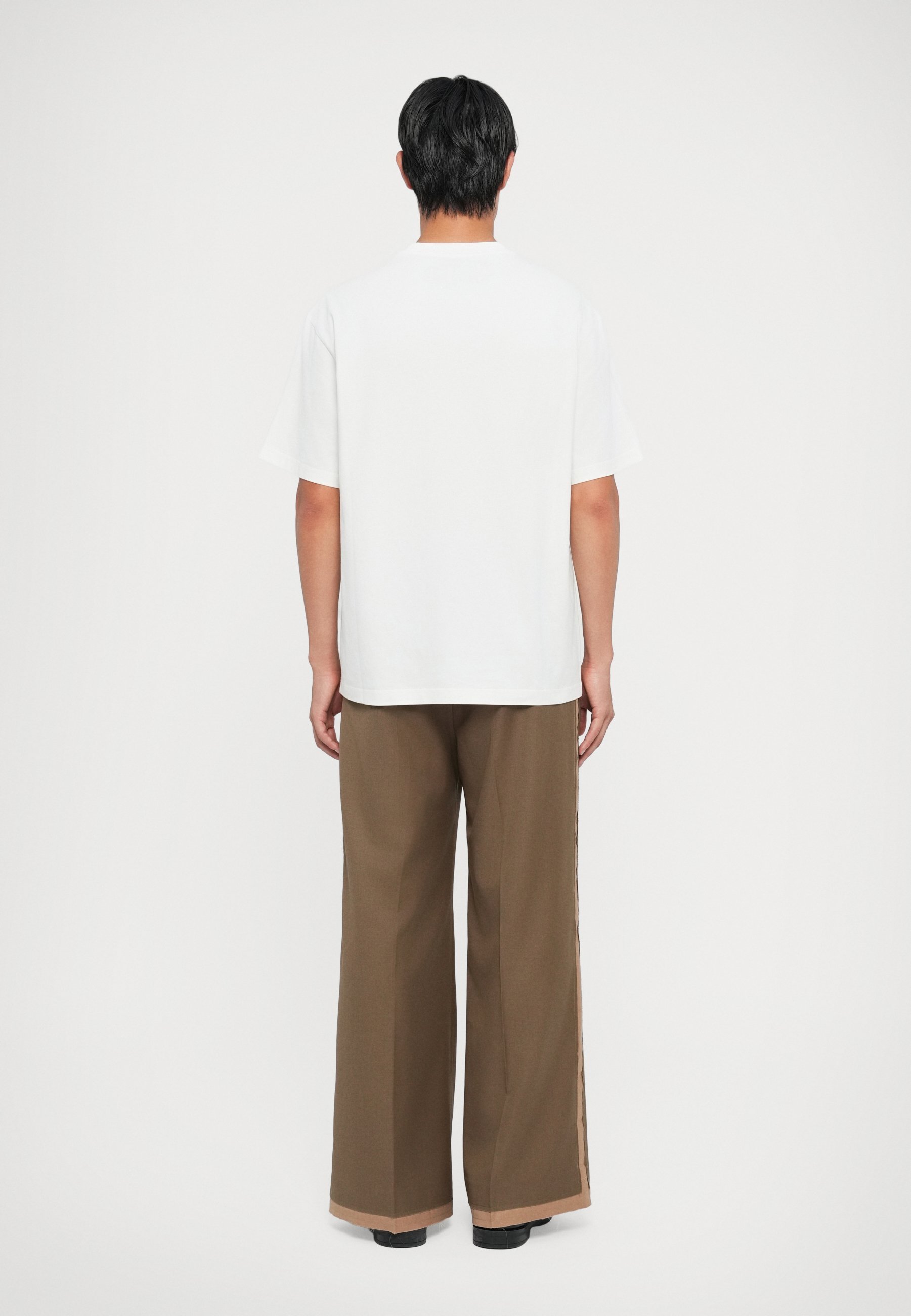 Feng Chen Wang DECONSTRUCTED TEE - Basic T-shirt - wit