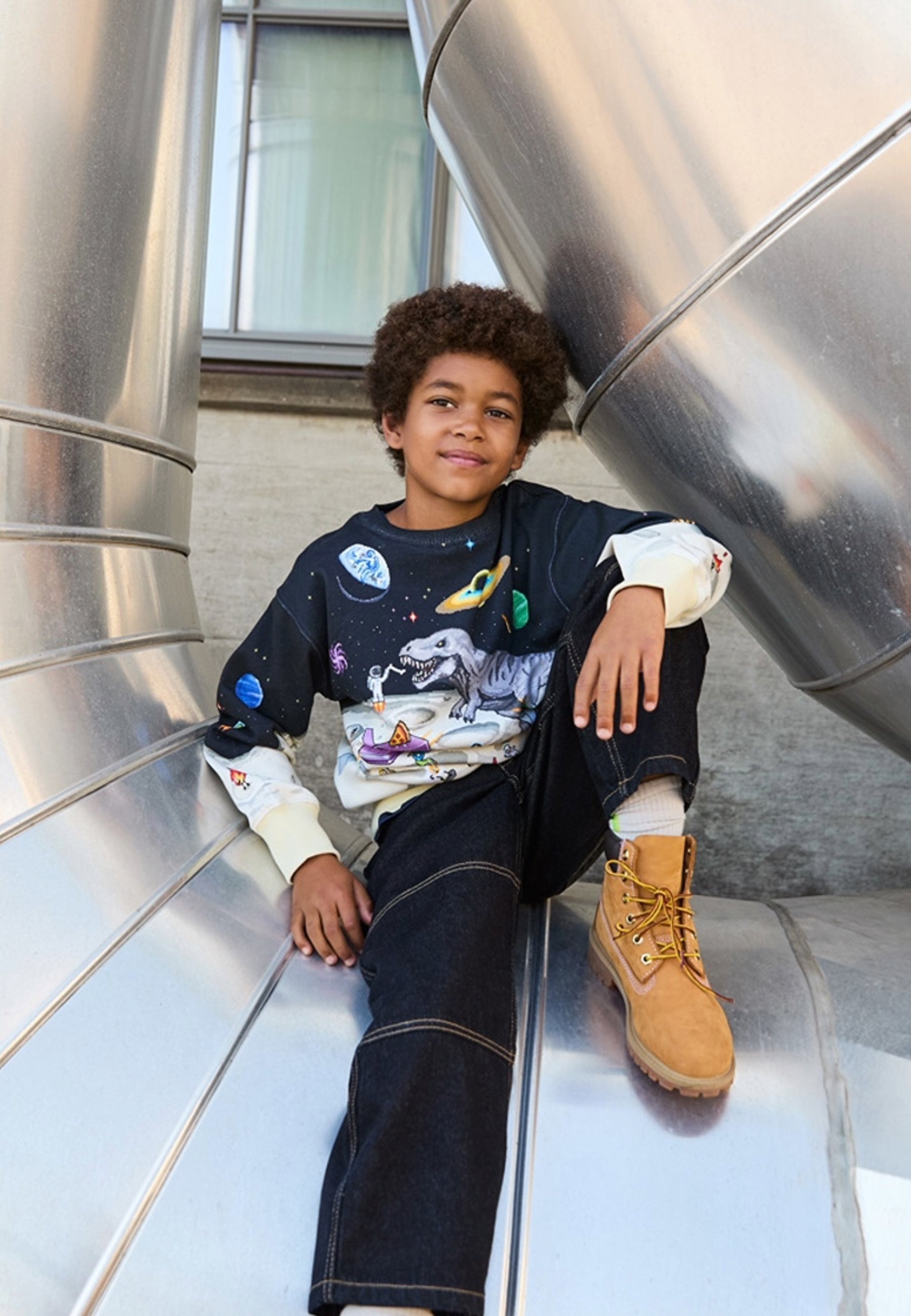 Molo MATTIS - Sweatshirt - pixel maan