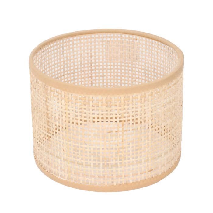 Paralume sospeso - SURENHAP - Rattan - Vintage - E14 - Diametro 12 cm