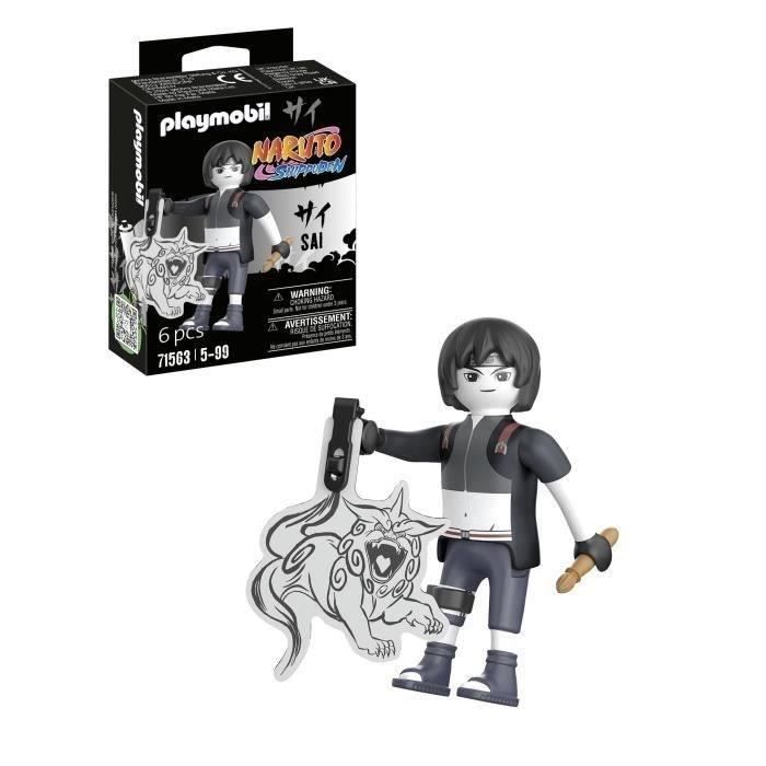PLAYMOBIL 71563 Figurine Sai, Naruto Shippuden, Dès 5 ans