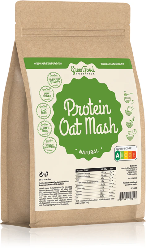 Purê de Aveia Proteico GreenFood Nutrition