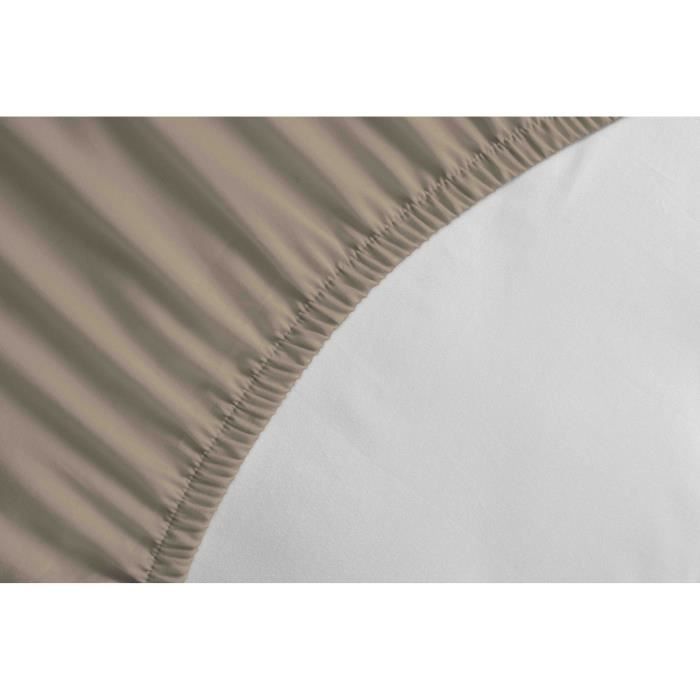 Lenzuolo con angoli elasticizzati - HOME LINGE PASSION - 140x190 cm - 100% cotone - Etichetta OEKO-TEX