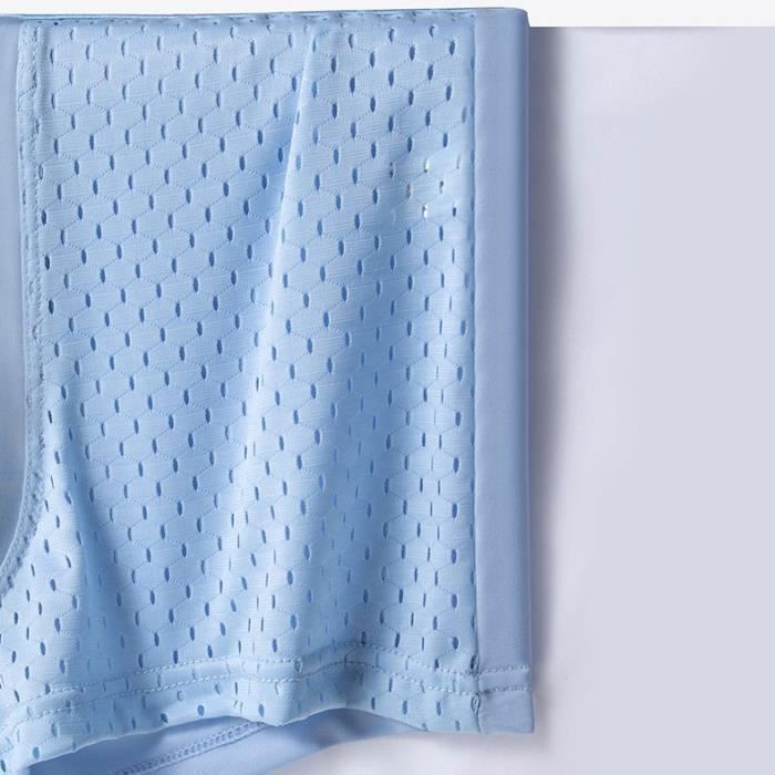 Calzoncillos bóxer de seda helada para hombre - GYROOR - Paquete de 6 - Ultrafinos, transparentes y transpirables - Varios colores